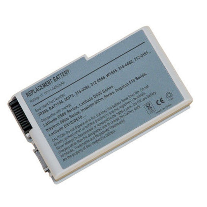 Батерия за лаптоп Dell Latitude D500 D505 D510 D520 D600 D610 KD552 (6 cell) - Заместител Батерия за лаптоп Dell Latitude D500 D505 D510 D520 D600 D610 KD552 (6 cell) - Заместител